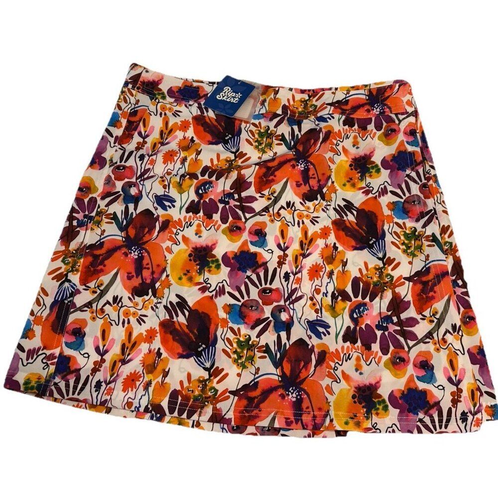 NWT RIP SKIRT Hawaii sz L Ocean Wrap Swim Cover Skirt tropical  Floral
